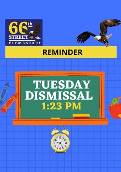 Tuesday Dismissal